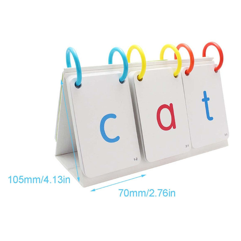 English Phonics Cards Phonics Textbook Elementary School English Enlightenment Desk Calendar Turning Card Teaching Aids