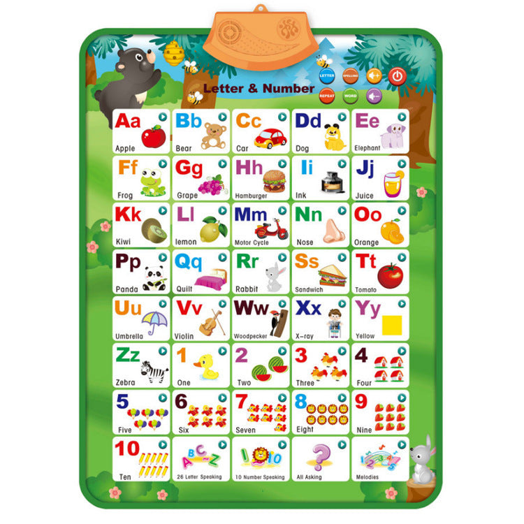 Home Fashion Early Education Electronic Wall Chart