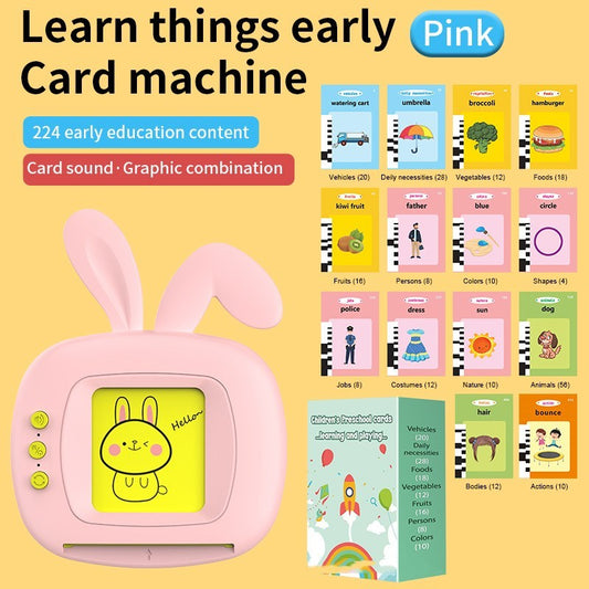 Children's Early Education Digital Camera English Abc Card Inserting Machine