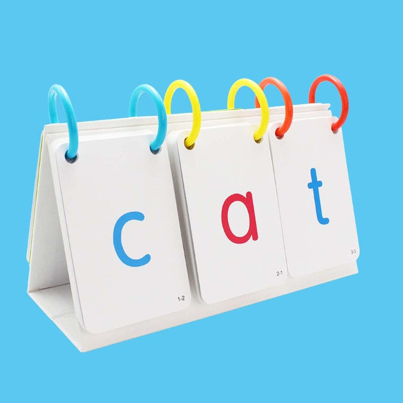 English Phonics Cards Phonics Textbook Elementary School English Enlightenment Desk Calendar Turning Card Teaching Aids