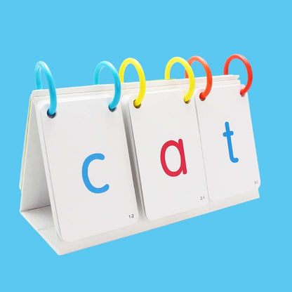 English Phonics Cards Phonics Textbook Elementary School English Enlightenment Desk Calendar Turning Card Teaching Aids