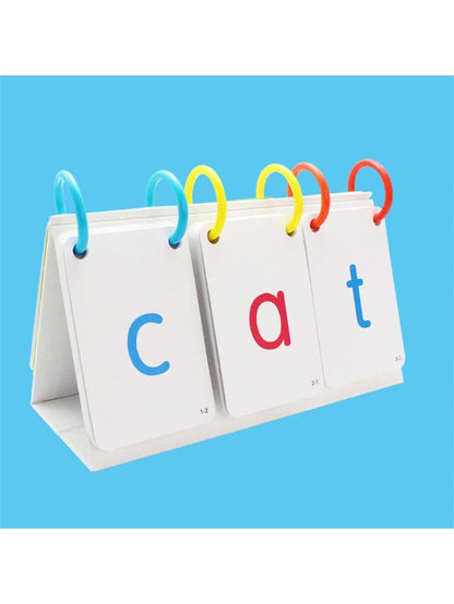 English Phonics Cards Phonics Textbook Elementary School English Enlightenment Desk Calendar Turning Card Teaching Aids