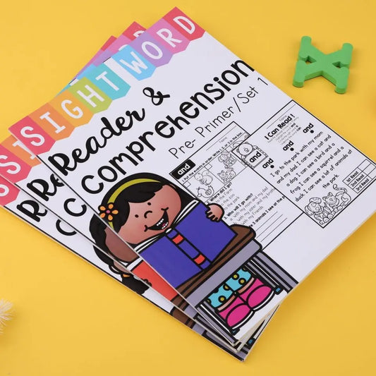 3-Book Sight Word Comprehension Bundle: English Reading Training