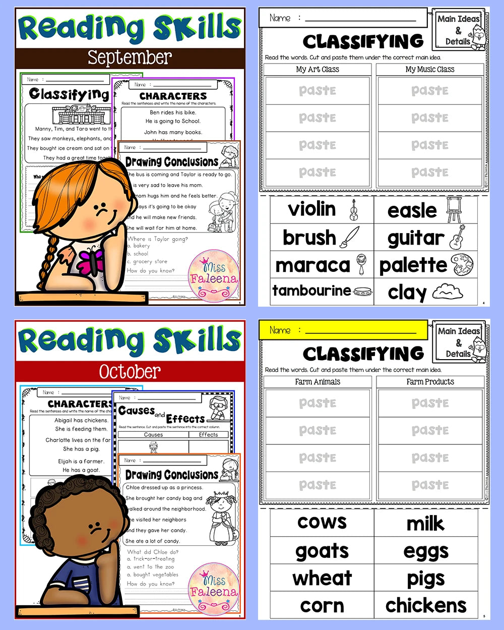 English Reading Practice for Kids: 10-Book Workbook Set