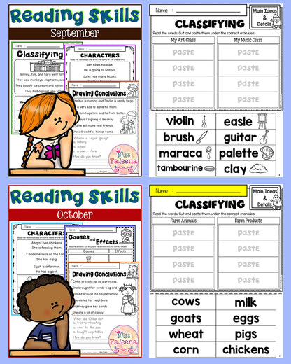 English Reading Practice for Kids: 10-Book Workbook Set