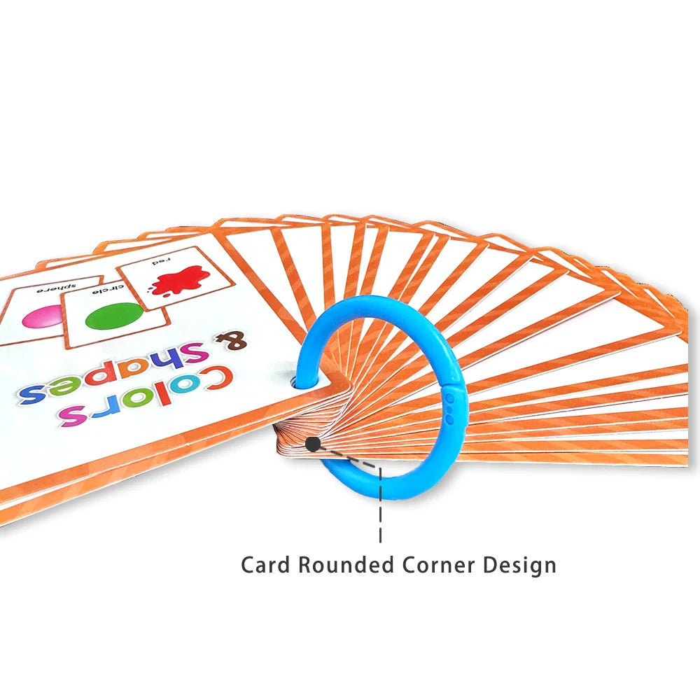 Montessori Kids English Words Learning Flashcards Early Educational Cards Classroom Supplies Kindergarten Teacher Teaching Aids