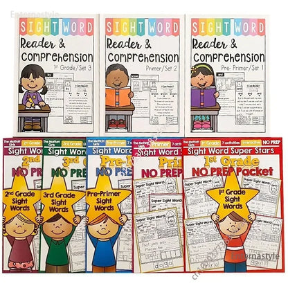 Sight Word Mastery: Pre-Primer to 3rd Grade Phonics Practice Book