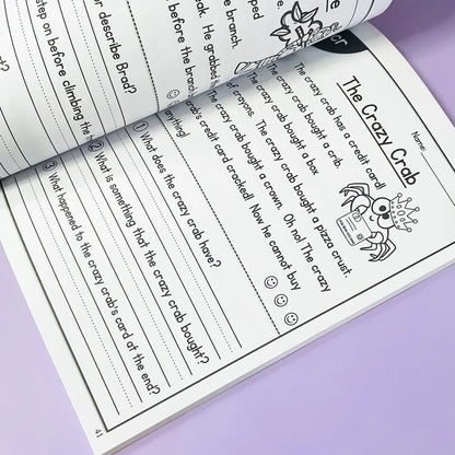 Reading Passages Workbook Comprehension Inferences & Drawing Conclusions Learn to Read for Primary School Teacher Teaching Aids