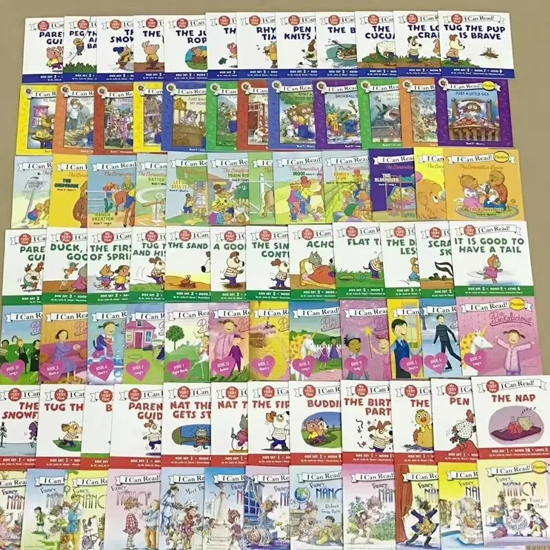 12 Books/Set I Can Read Phonics My Very First Picture Book for Children Kids English Story Picture Books Baby Learning English