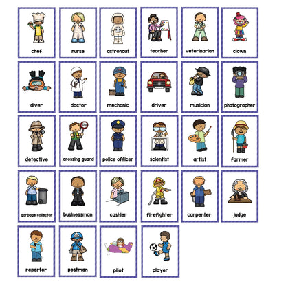 Montessori Kids English Words Learning Flashcards Early Educational Cards Classroom Supplies Kindergarten Teacher Teaching Aids