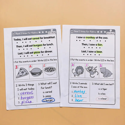 Reading Comprehension for Kids: 100 Days Practice Workbook