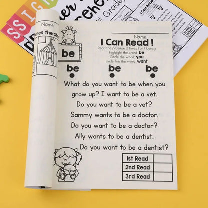 3-Book Sight Word Comprehension Bundle: English Reading Training