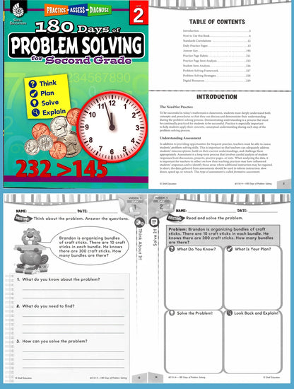 180 Days Language Practice: K-6 Grammar & Reading Comprehension Workbook