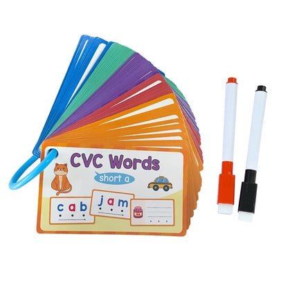 Phonics Word Learning: Montessori CVC Writing Cards, Sorting & Spelling