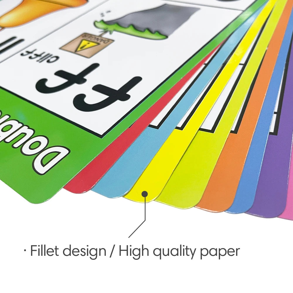 Phonics Learning Made Fun: 10pcs Alphabet Chart Posters for Kindergarten