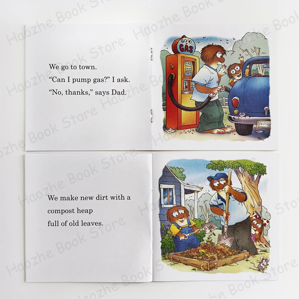 12 Books Little Ceitter I Can Read Phonics English Picture Book Story Pocket Book for Children Kids Montessori Bedtime Reading