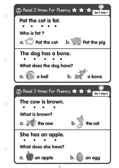 Reading Comprehension for Kids: 100 Days Practice Workbook