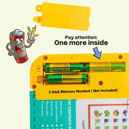 Touch & Learn Book: Kids' English Education with Reusable Pen