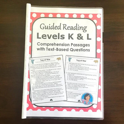 Guided Reading Comprehension Workbooks C-P: English Practice for Kids