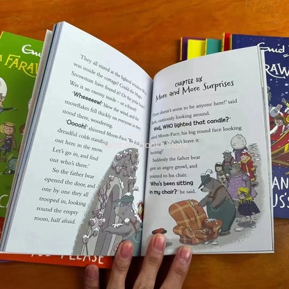 Enid Blyton A Faraway Tree Adventure Children's English Story Novel Fiction Kids Education Reading Gift Comic Picture 10Books