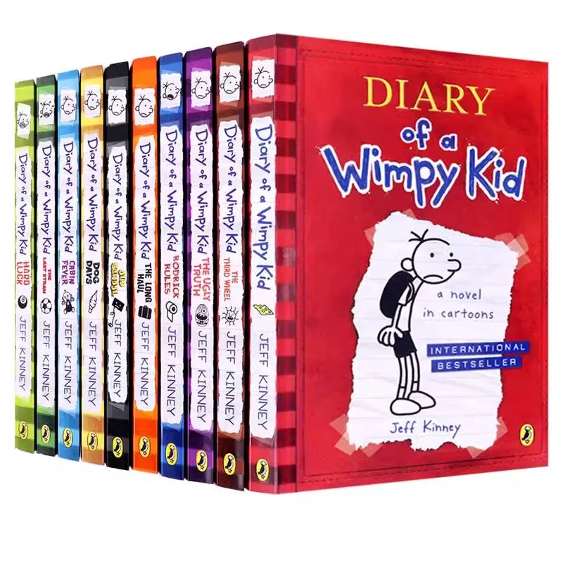 Random 1Pc Diary of A Wimpy Kid English Comic Book Educational English Picture Book Kids Children Reading Story Books