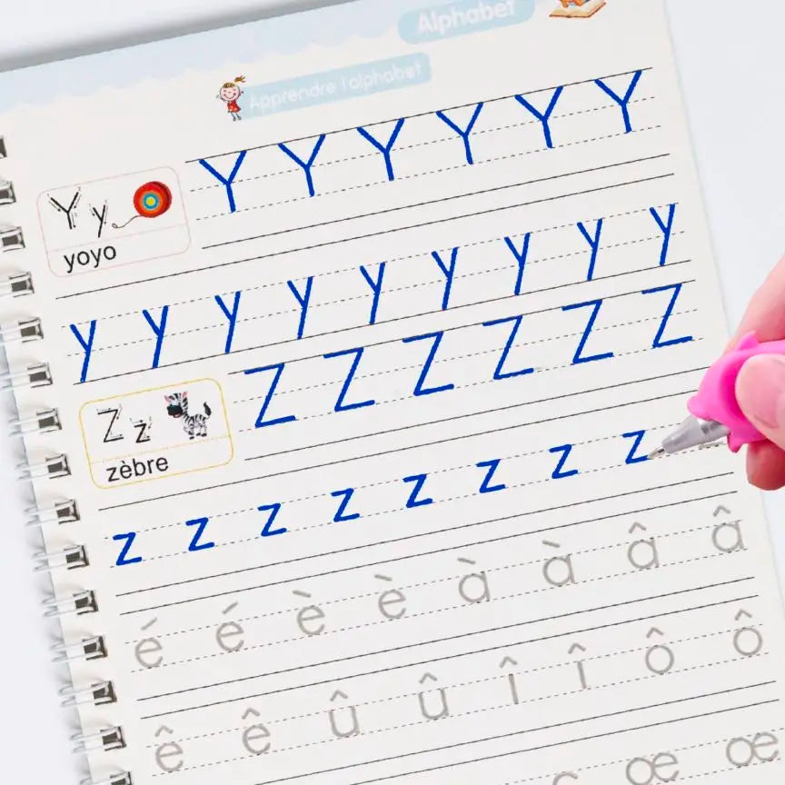 Free Shipping SANK Copybooks Pen Magic Copy Book Free Wiping Children's Kids Writing Sticker Practice Copybook For Calligraphy