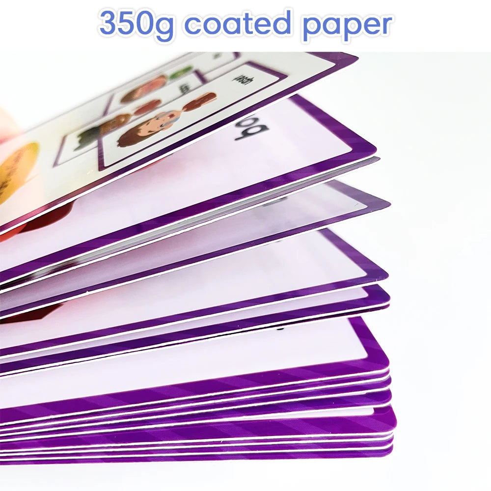 Montessori Kids English Words Learning Flashcards Early Educational Cards Classroom Supplies Kindergarten Teacher Teaching Aids