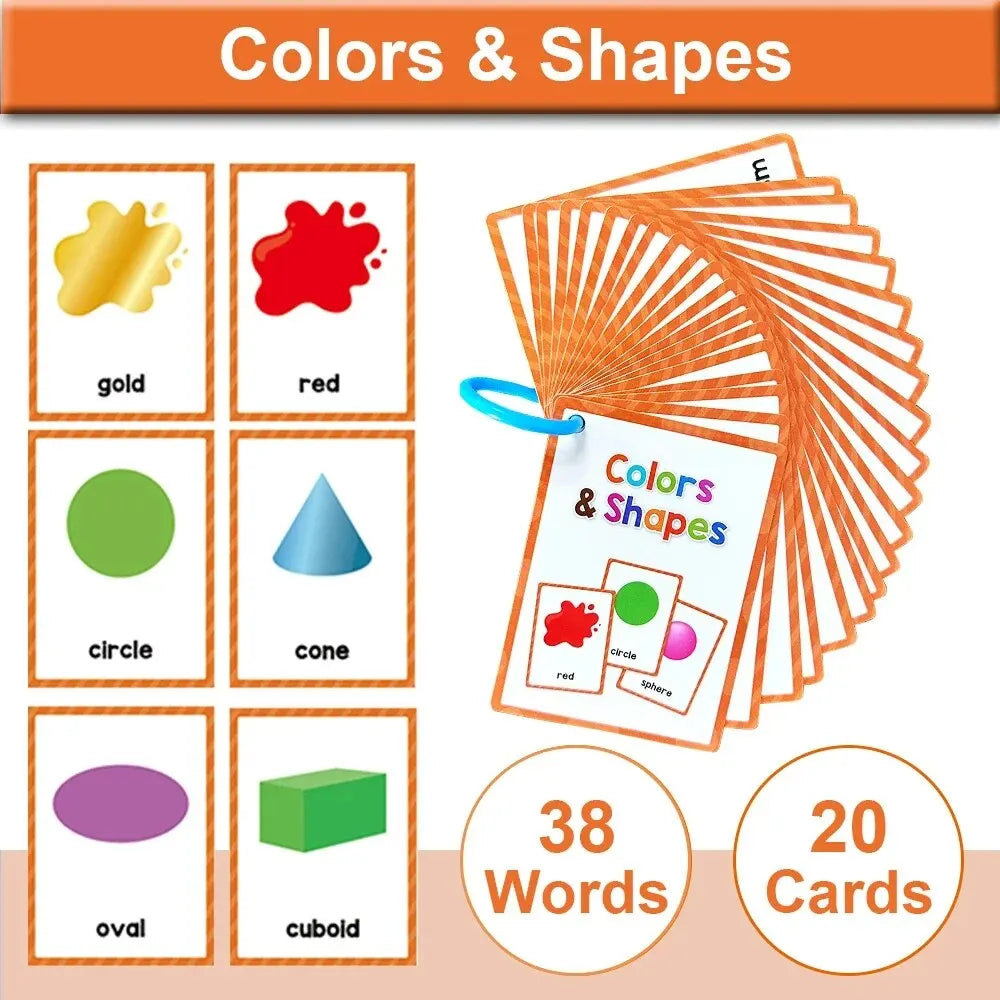 Montessori Kids Learning English Words Cards Kindergarten Teacher Early Education Teaching Aids Vocabulary Classroom Supplies