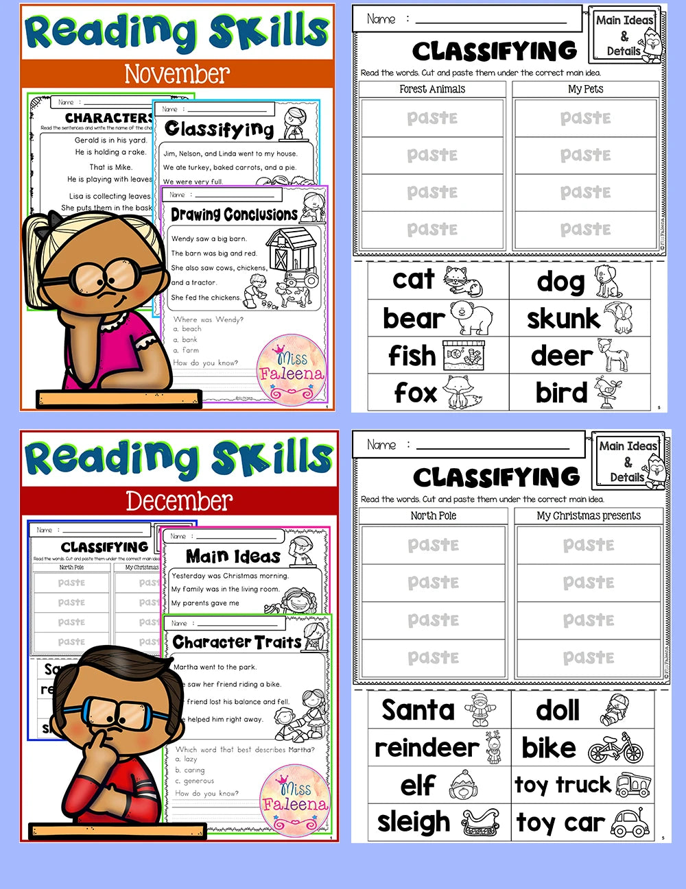 English Reading Practice for Kids: 10-Book Workbook Set