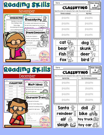 English Reading Practice for Kids: 10-Book Workbook Set