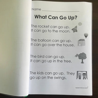 Guided Reading Comprehension Workbooks C-P: English Practice for Kids