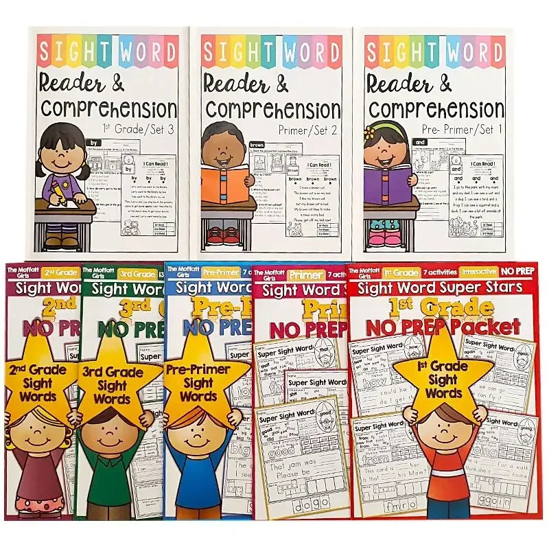 Sight Word Mastery: Pre-Primer to 3rd Grade Phonics Practice Book