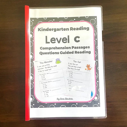 Guided Reading Comprehension Workbooks C-P: English Practice for Kids