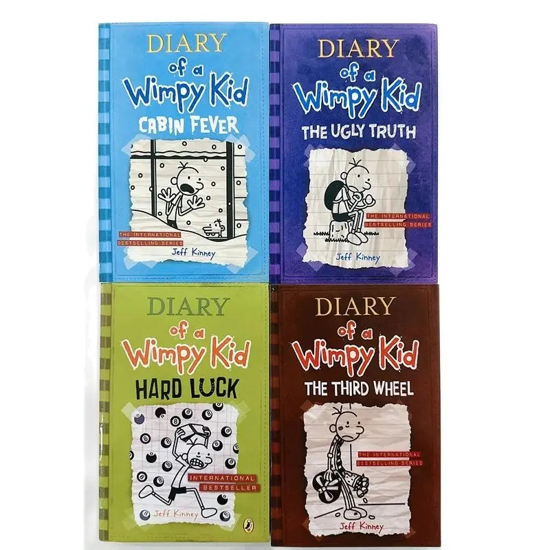 Random 1Pc Diary of A Wimpy Kid English Comic Book Educational English Picture Book Kids Children Reading Story Books