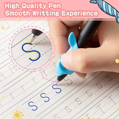 Free Shipping SANK Copybooks Pen Magic Copy Book Free Wiping Children's Kids Writing Sticker Practice Copybook For Calligraphy