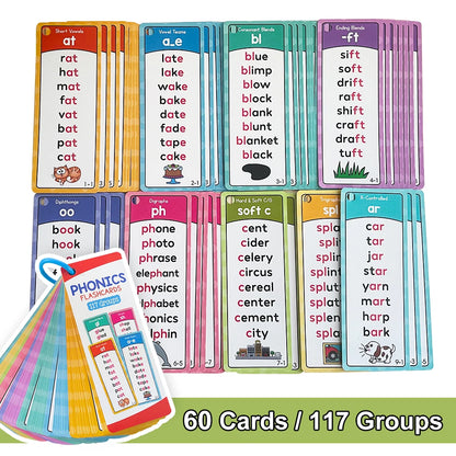Phonics Learning Made Easy: Montessori English Vocabulary Cards
