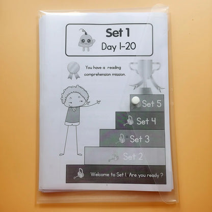 Reading Comprehension for Kids: 100 Days Practice Workbook