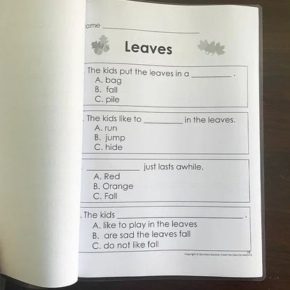 Guided Reading Comprehension Workbooks C-P: English Practice for Kids