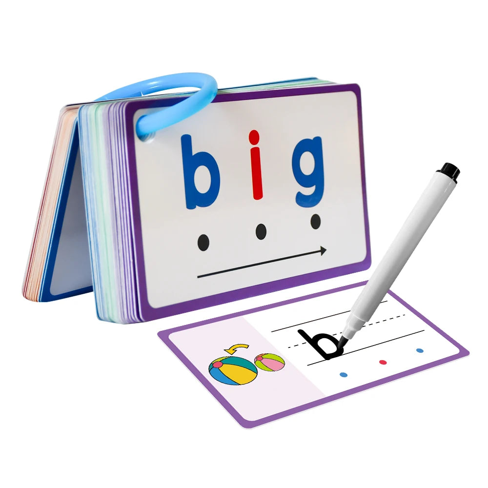 Phonics Word Learning: Montessori CVC Writing Cards, Sorting & Spelling
