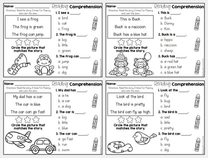 Phonics Skill Builder - 4 Book Reading Comprehension Set