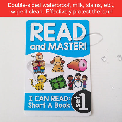 Montessori English Phonics Learning Cards Kindergarten Educational Toys for Children Teacher Teaching Aid Flashcards