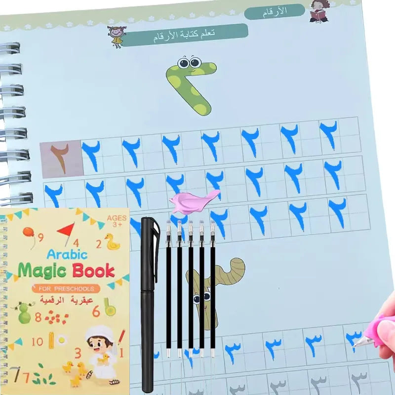 Free Shipping SANK Copybooks Pen Magic Copy Book Free Wiping Children's Kids Writing Sticker Practice Copybook For Calligraphy