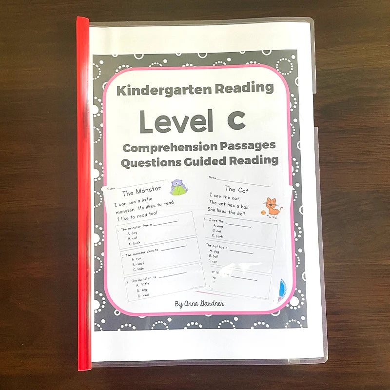 Guided Reading Comprehension Workbooks C-P: English Practice for Kids
