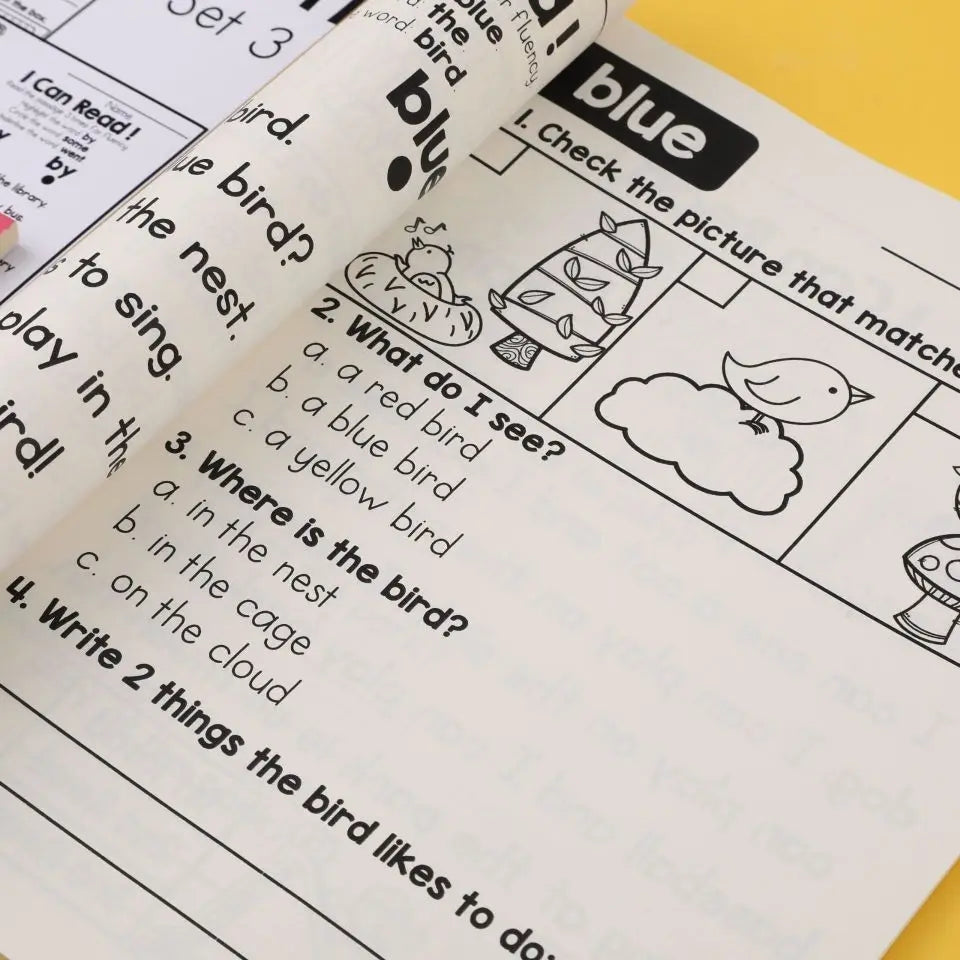 3-Book Sight Word Comprehension Bundle: English Reading Training