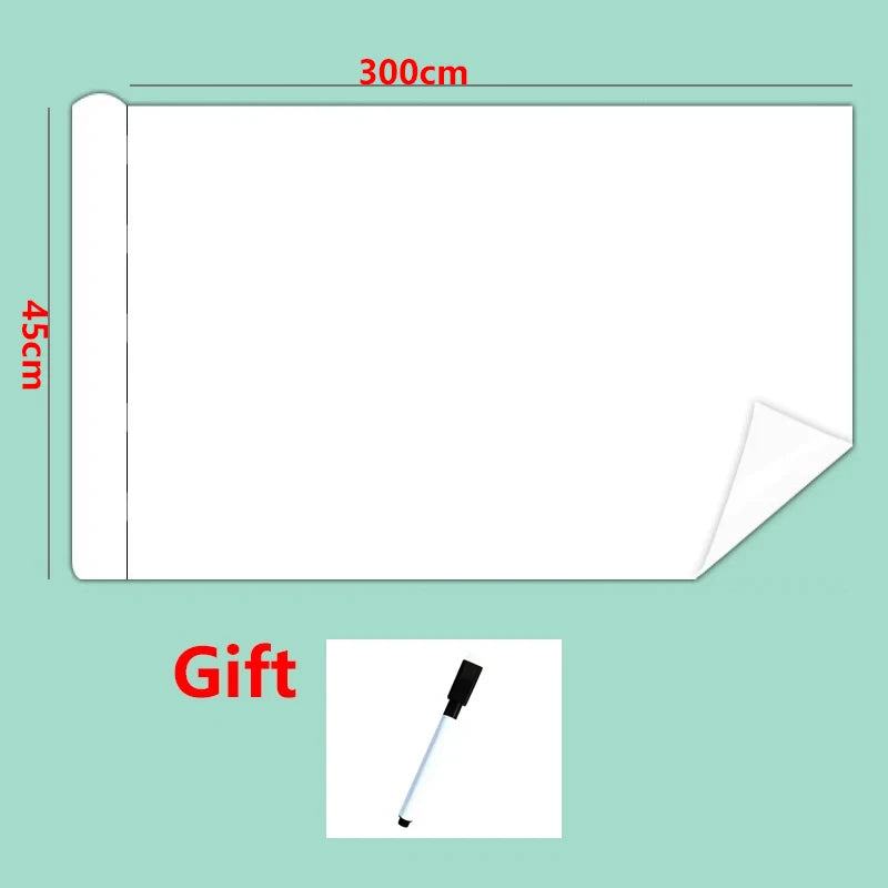 DIY Roll Paper Graffiti Scroll Whiteboard Wall Sticker Painting Drawing Early Educational Toys  No Damage to Wall Easy to Clean