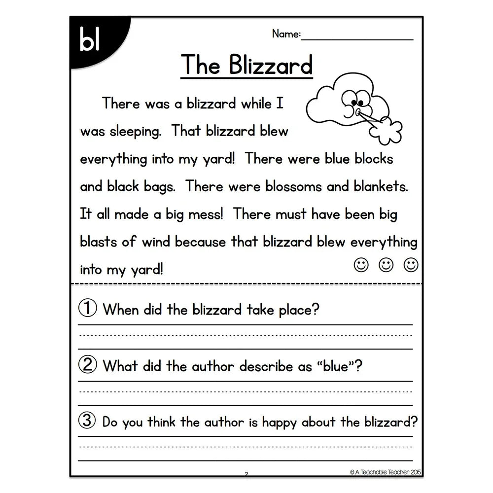 Phonics Skill Builder - 4 Book Reading Comprehension Set