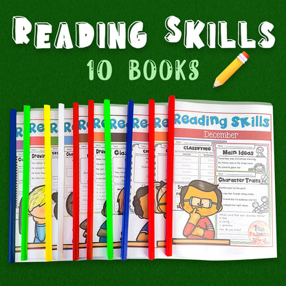English Reading Practice for Kids: 10-Book Workbook Set