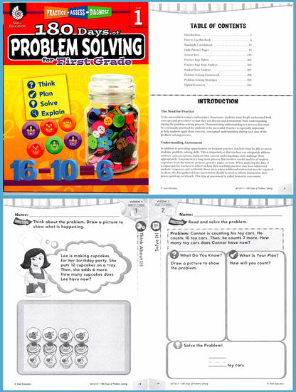 180 Days Language Practice: K-6 Grammar & Reading Comprehension Workbook