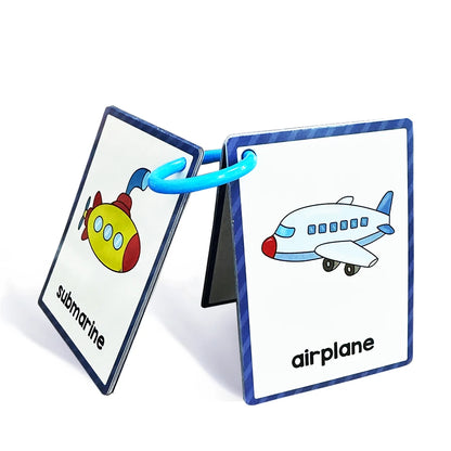 Montessori Kids English Words Learning Flashcards Early Educational Cards Classroom Supplies Kindergarten Teacher Teaching Aids