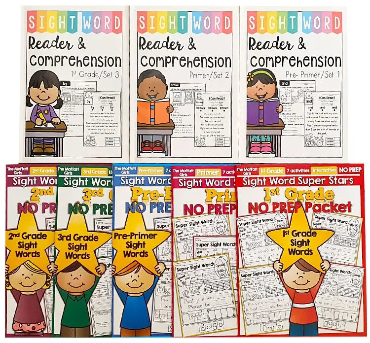 Sight Word Mastery: Pre-Primer to 3rd Grade Phonics Practice Book